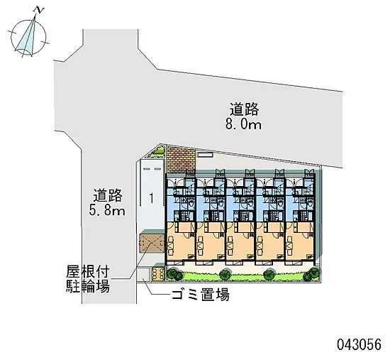 ★手数料０円★清須市新清洲　月極駐車場（LP）